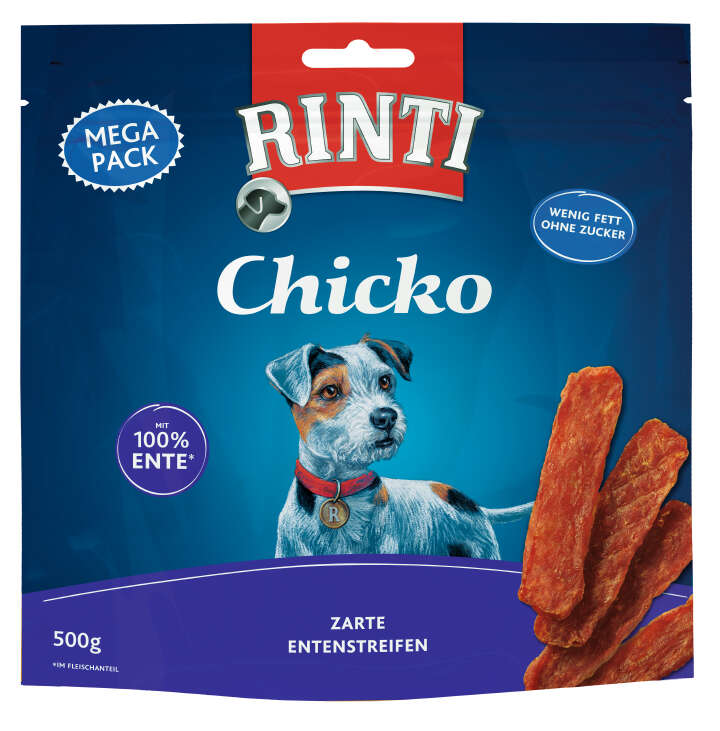 RINTI Hundeleckerlis Chicko Ente